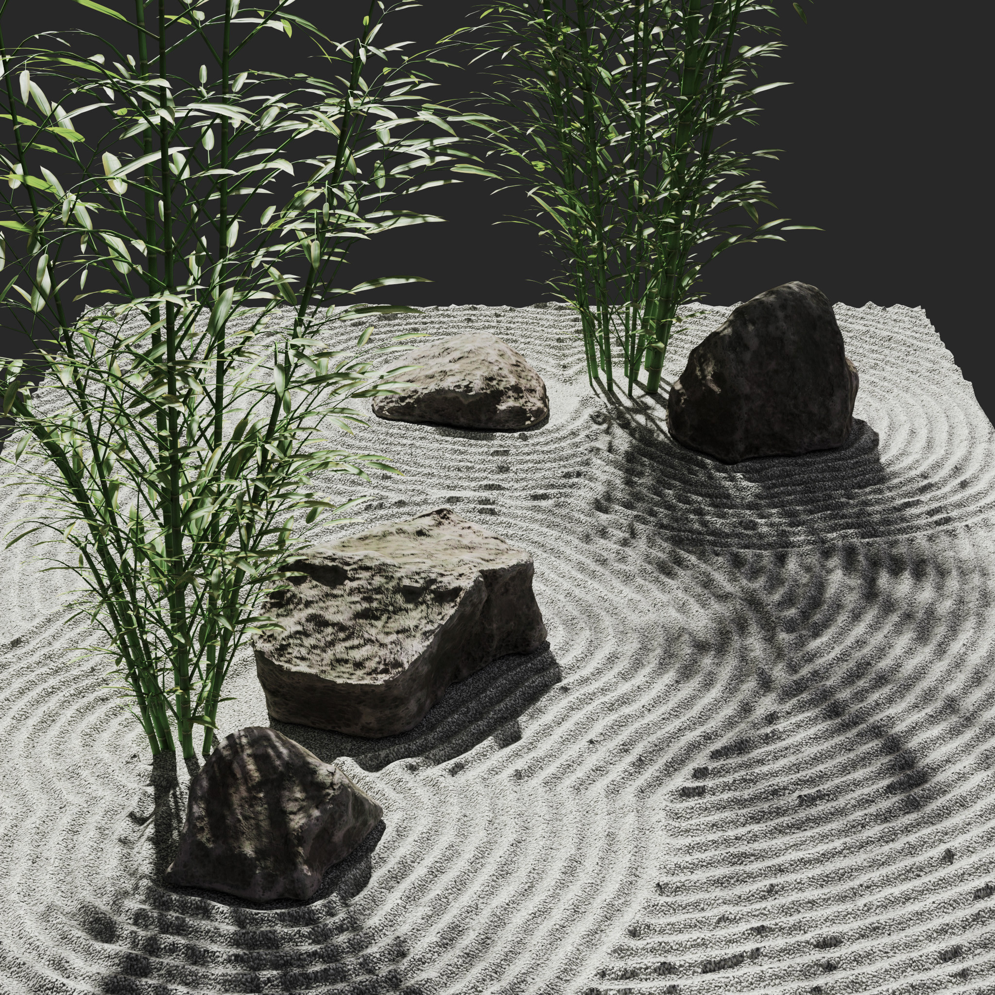 感謝の声続々！ | 06 Garden (Zen) Rock Japanese - ArtStation PBR Lowpoly | 絵画