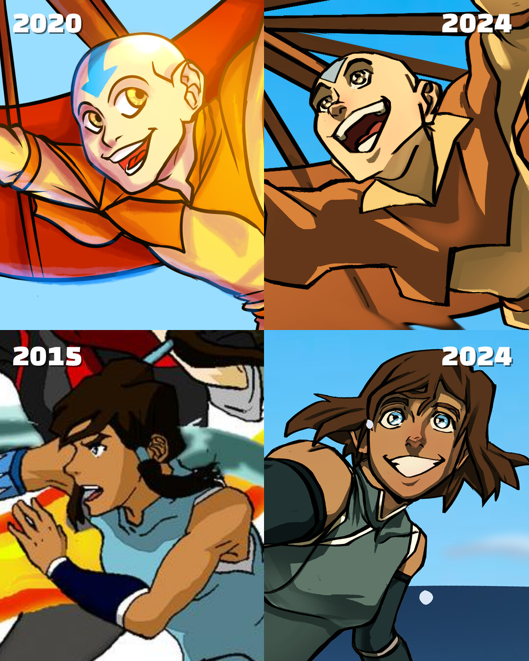 Of Korra Jacked Iroh ArtStation Avatar Aang And Avatar Korra Fanart