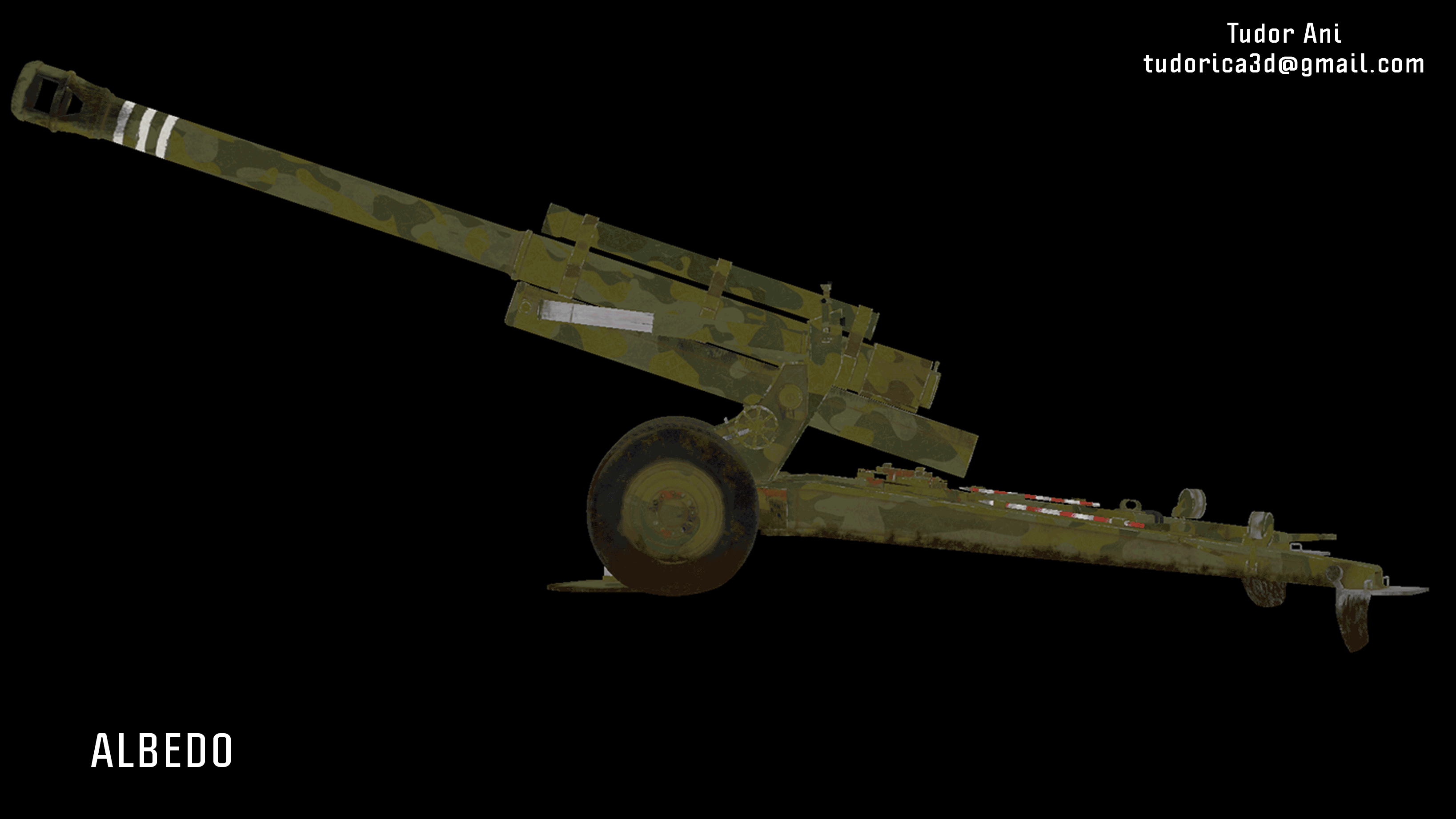 Tudor ani towed howitzer artillery nest environment 