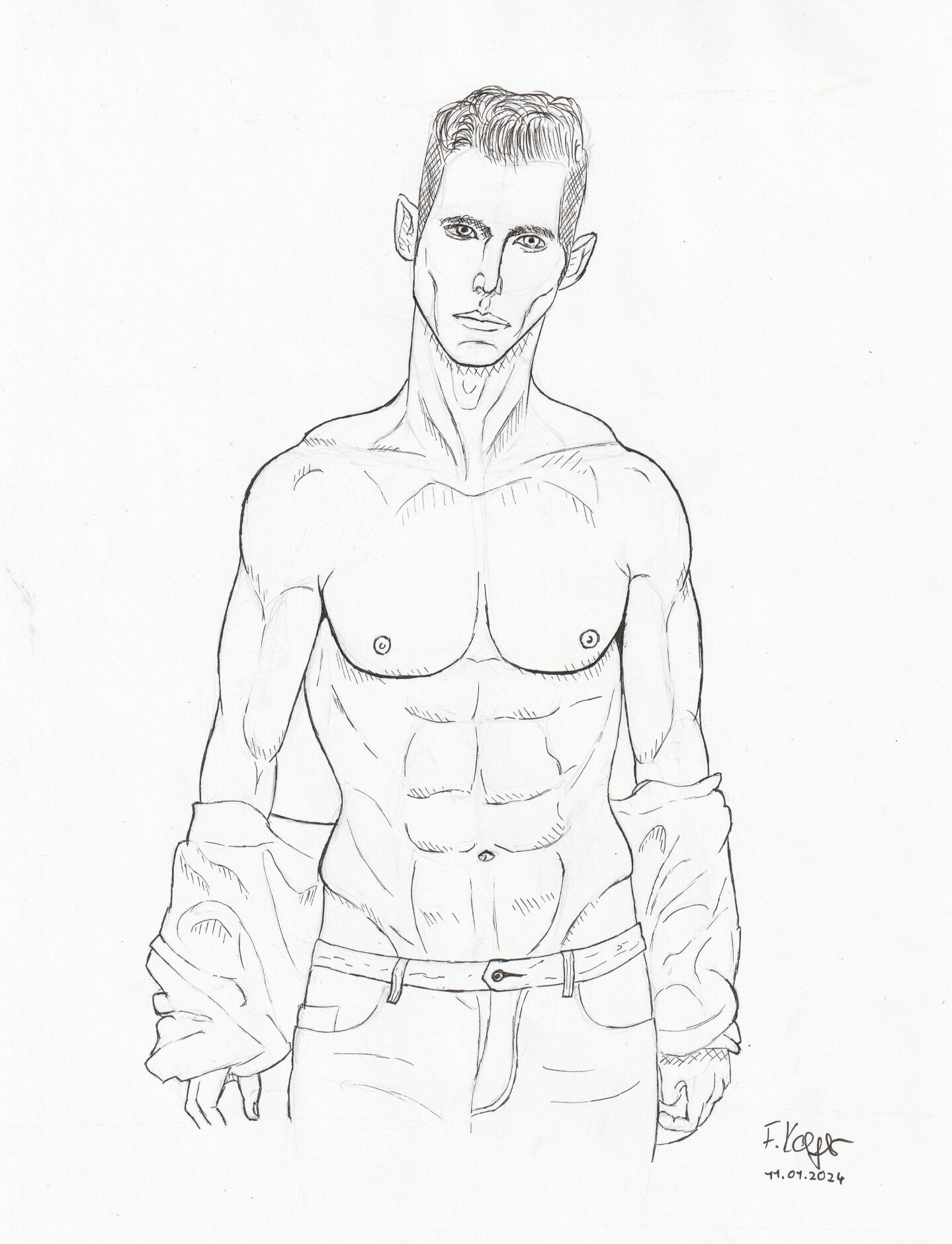 ArtStation "Take your shirt off, Sparky!"