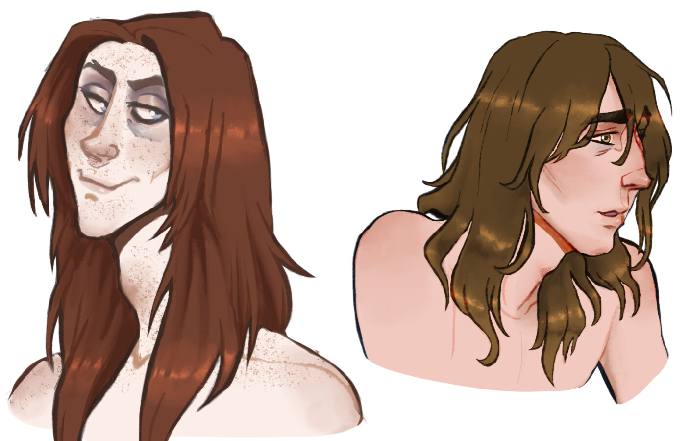 Another Eric concept (right) + Ophelia (left)