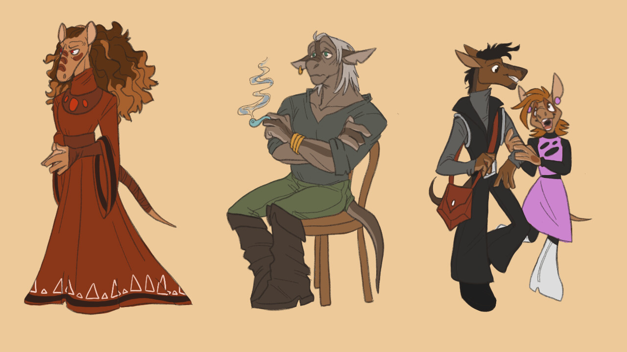 Various character concepts