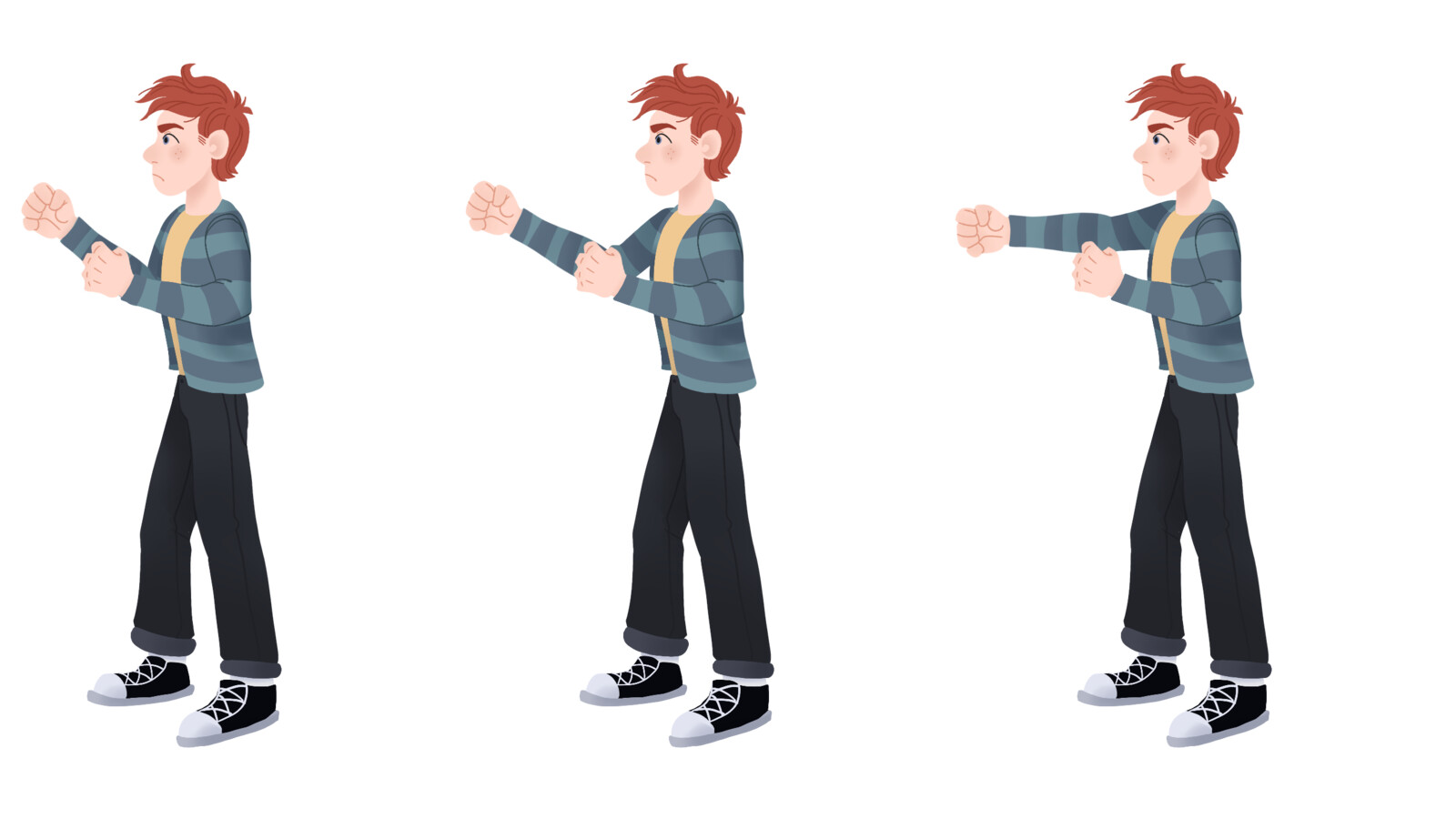 Best Friend Fight Poses 1
