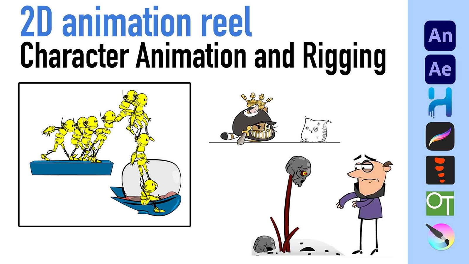 2D Animation Teaching Reel, 2020