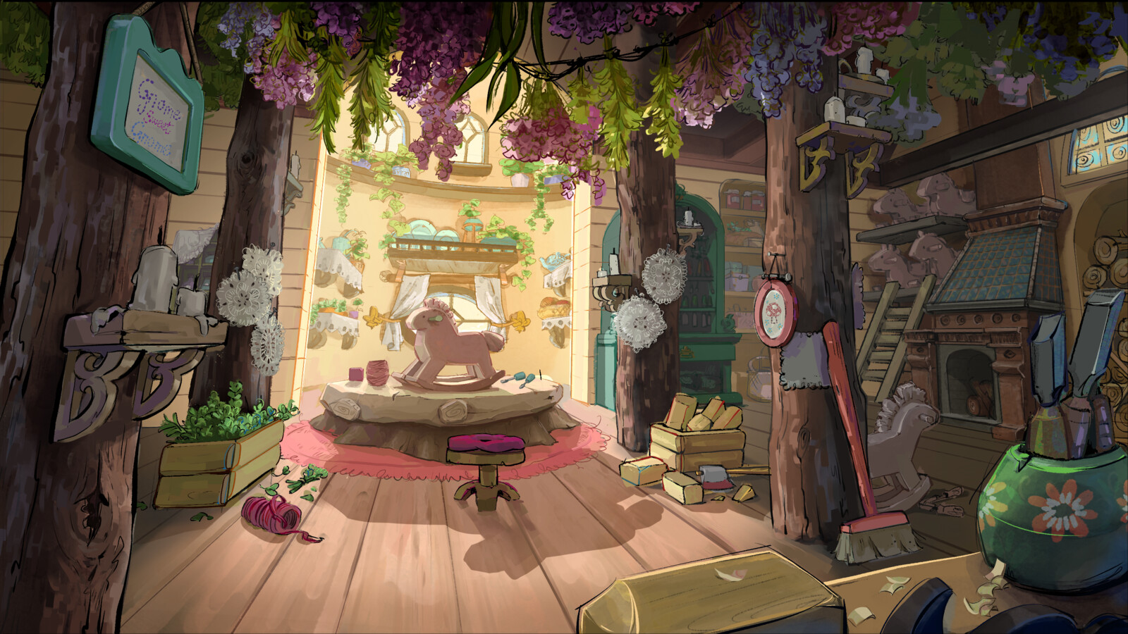 gnome cottage paint 