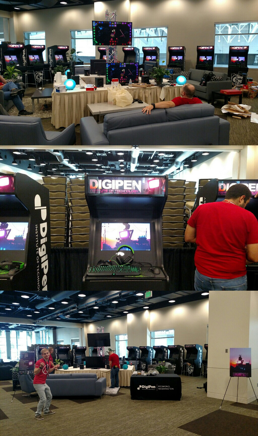 DigiPen PAX '15 Game Lounge