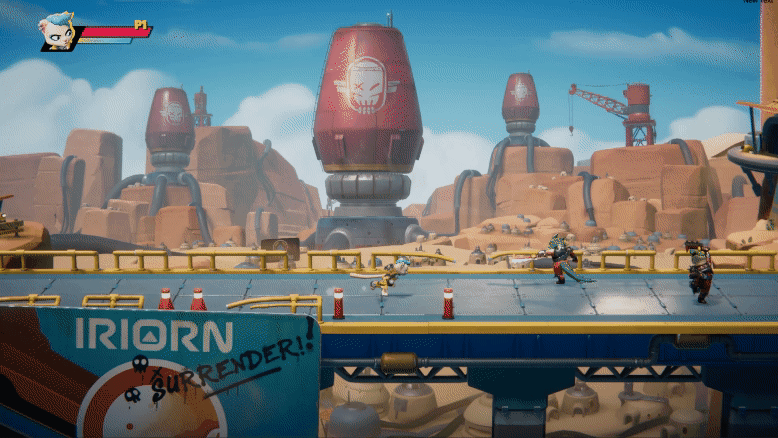 For these levels I was the lead environment artist leading 2 environment and 2 character artists helping out with props. I created the bridge, rails, greyblock for the generators at the back, polishing cliff placement as well as texturing them. 