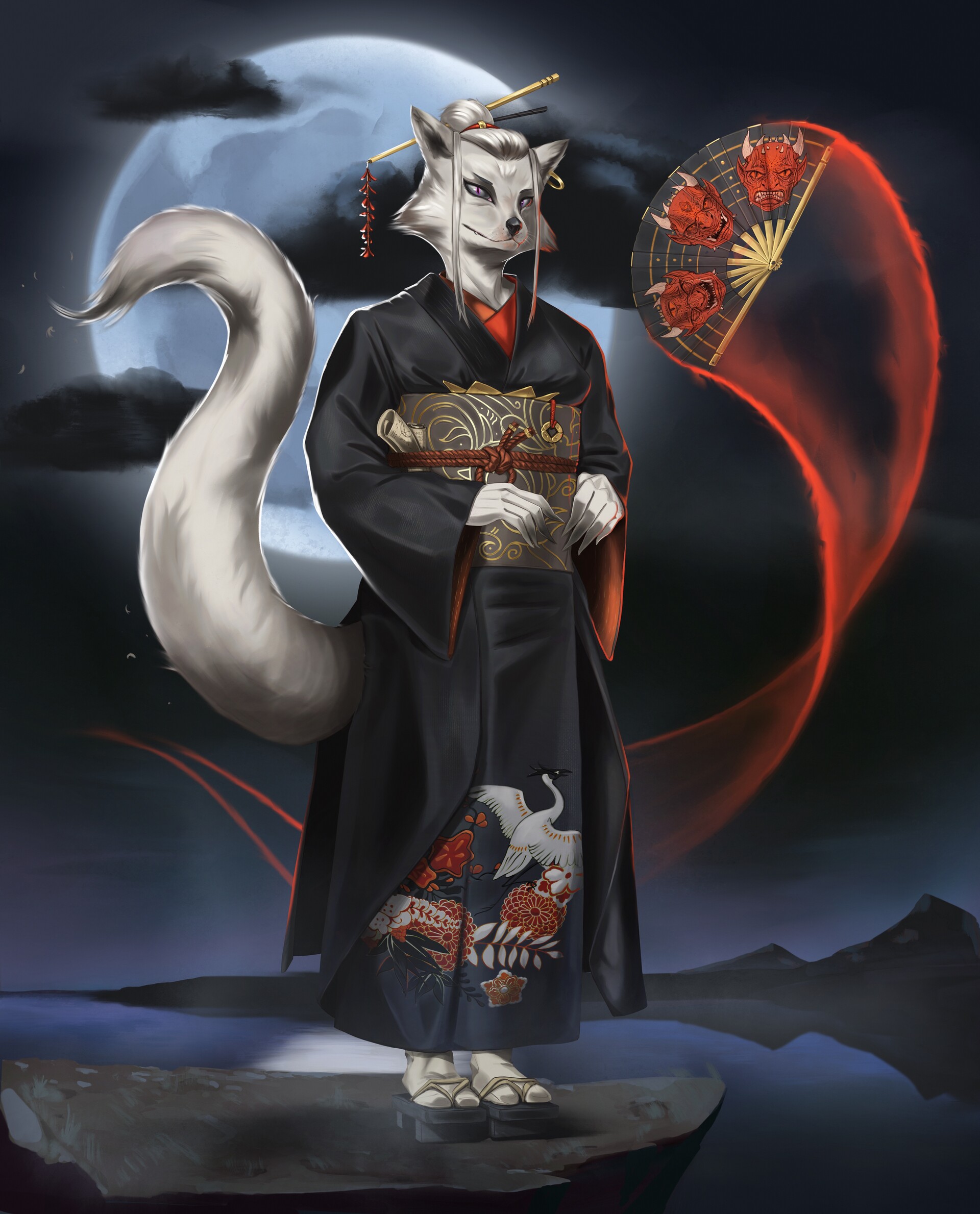 ArtStation Kitsune Sorcerer