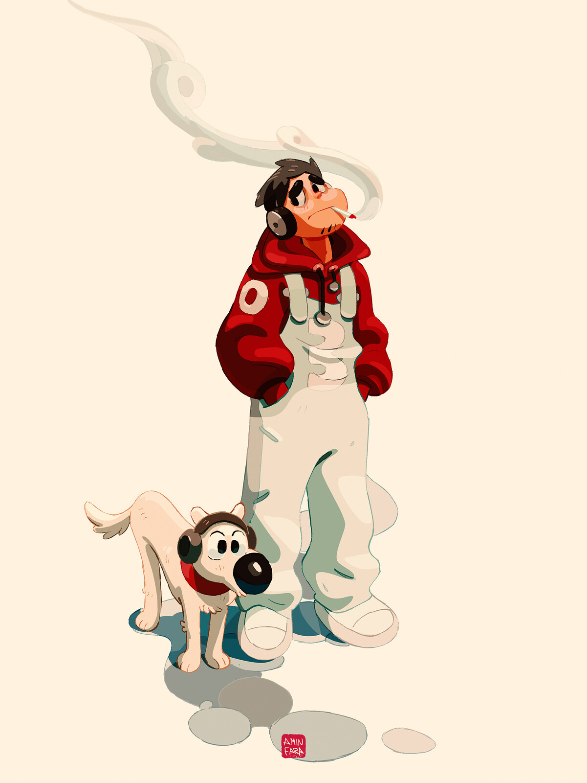 Chill Dude and Dog