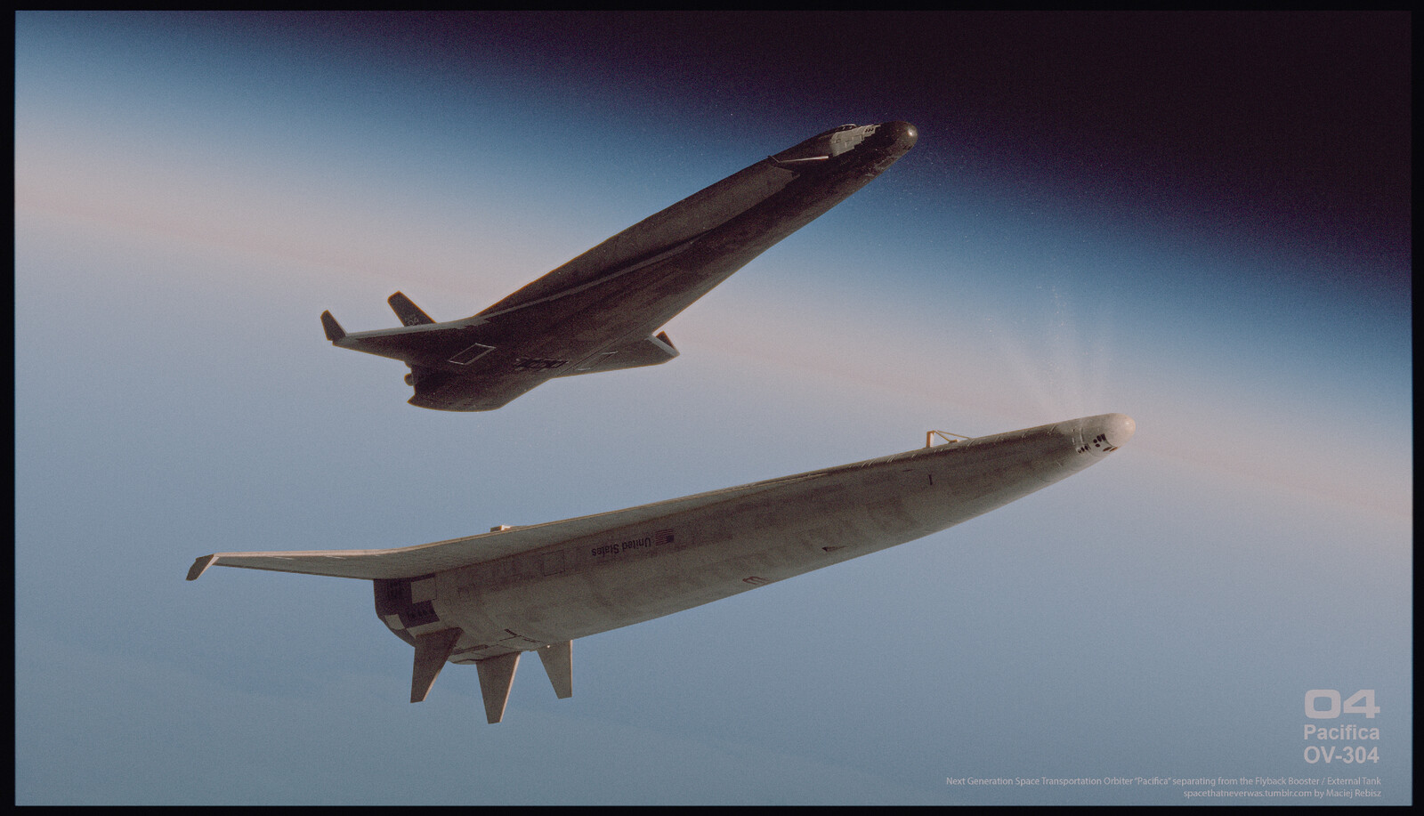 flyback booster separation
