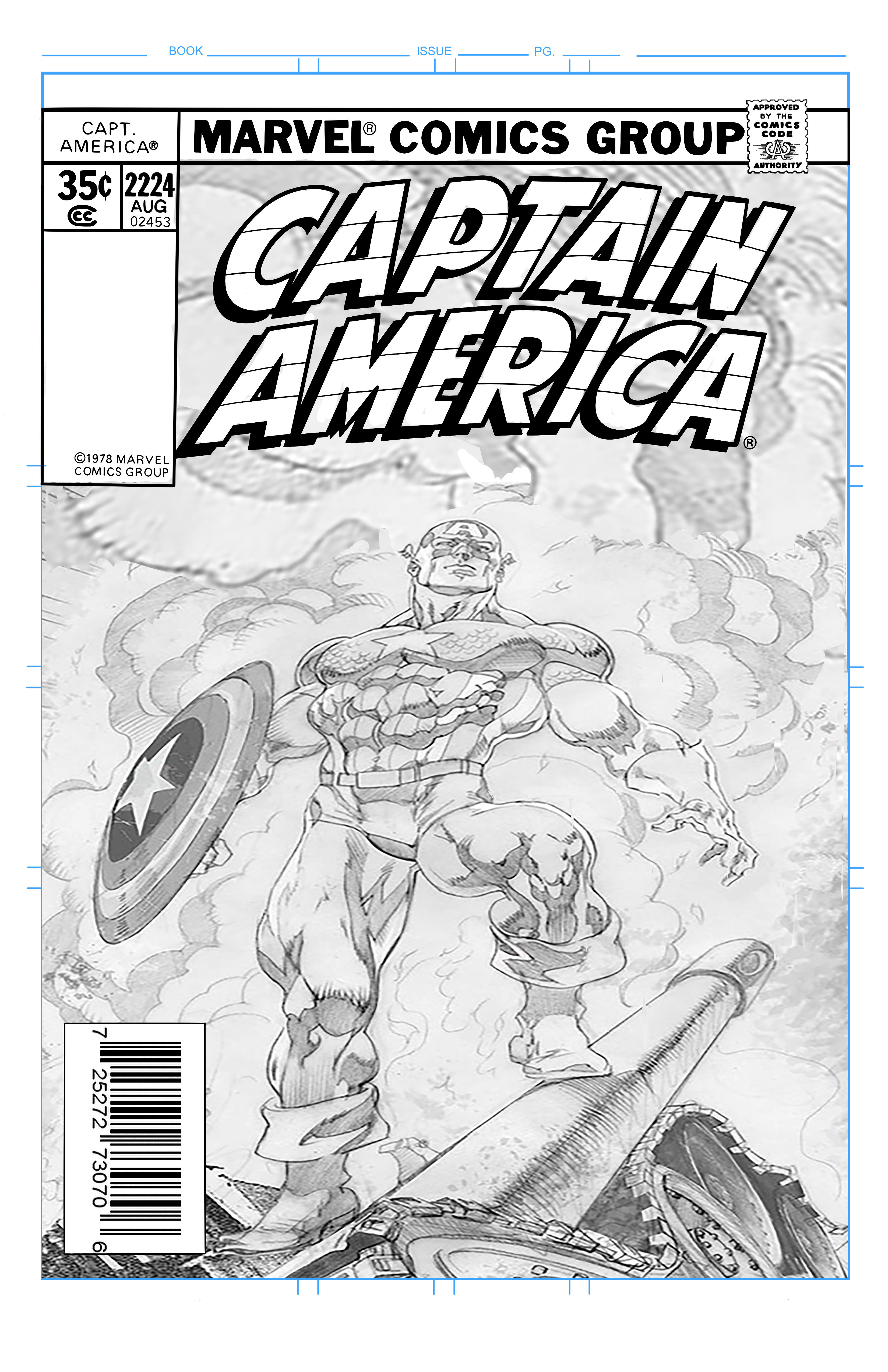 Captain America Cover.