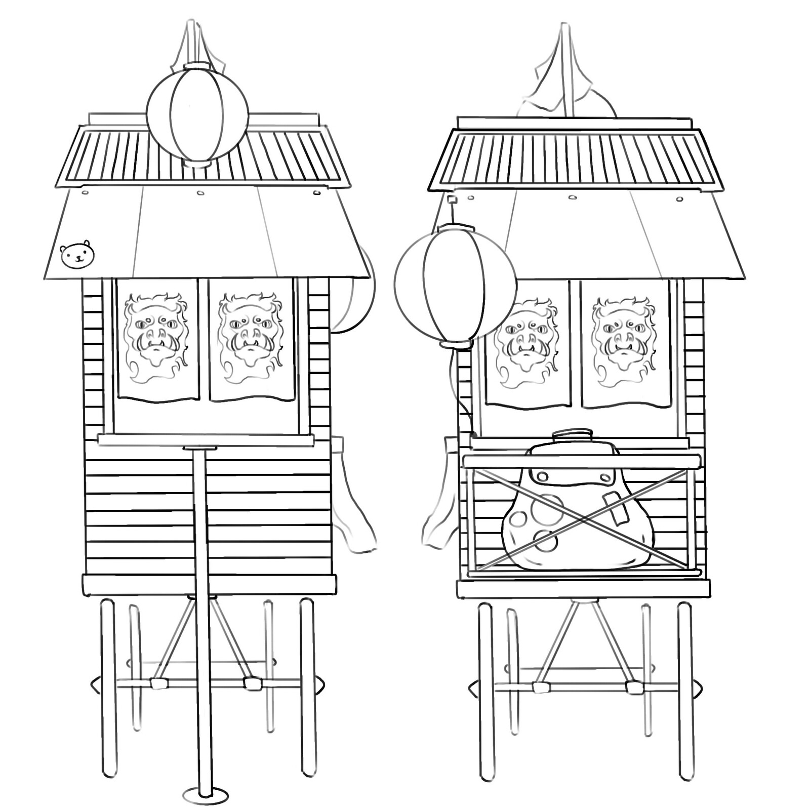 Front and Back Sketch