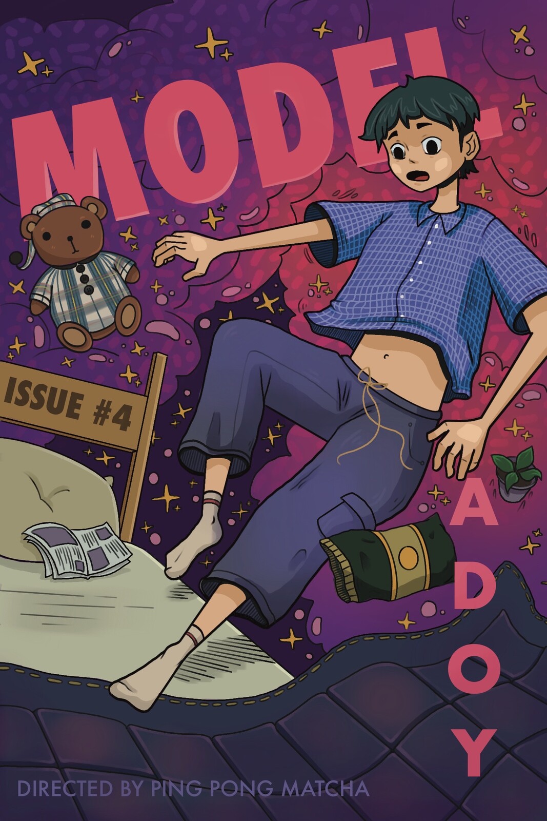 MODEL-ADOY Manga Cover Design