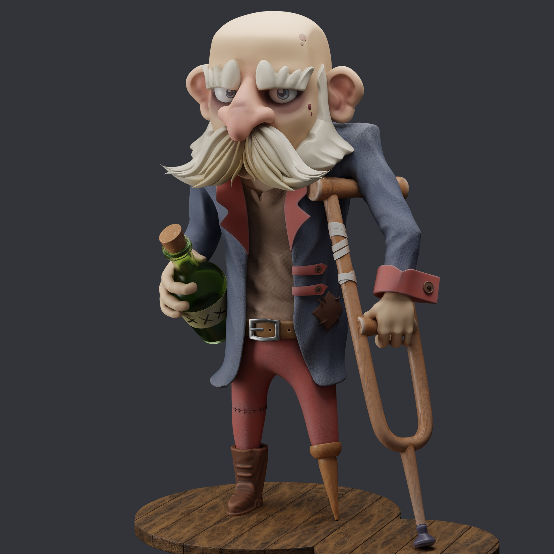 ArtStation - Old Pirate