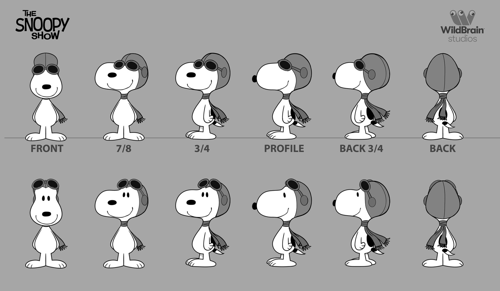 Designs made in B&amp;W, different department was colouring them.