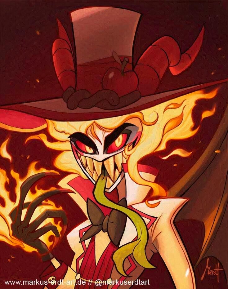Artstation hazbin hotel lucifer