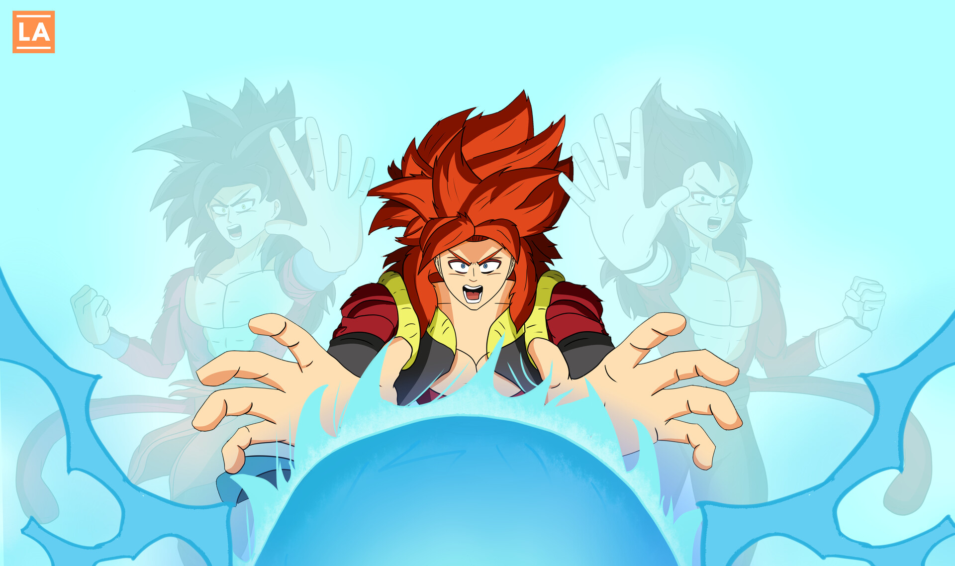 super saiyajin 4 gogeta big bang kamehameha