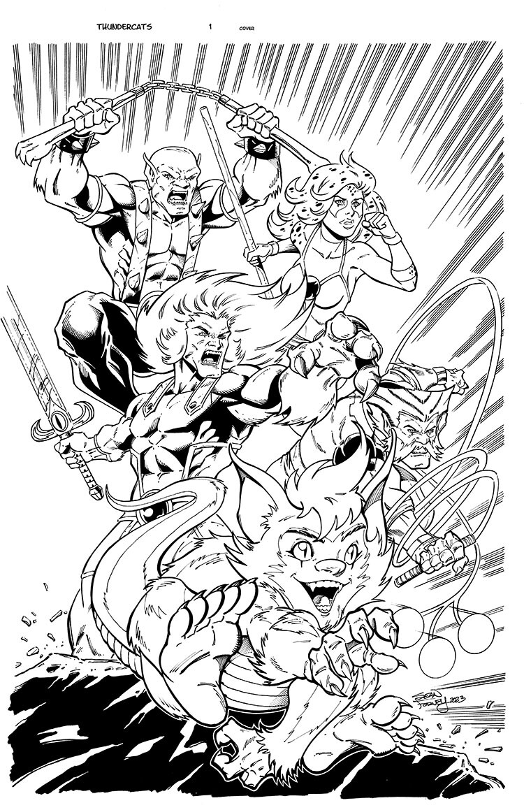 Thundercats issue 1 Sean Forney exclusive 

Pencils, inks, and colors by Sean Forney 