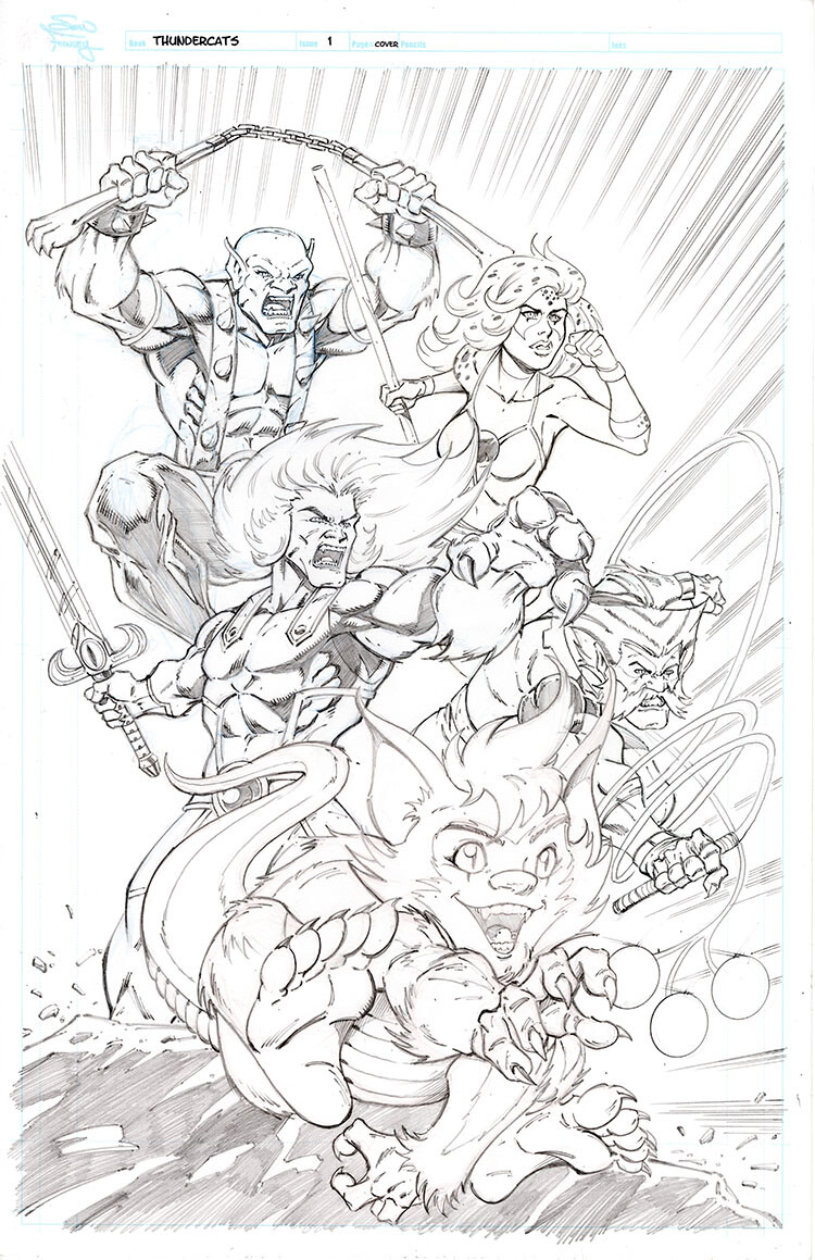 Thundercats issue 1 Sean Forney exclusive 

Pencils, inks, and colors by Sean Forney 