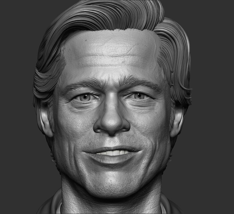 ArtStation - Brad Pitt Likeness