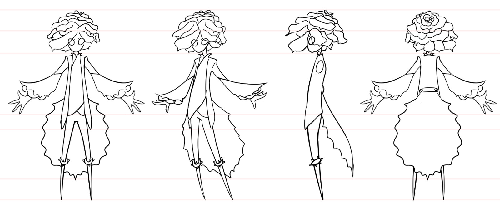 Third pass of the Sodel Sheet - Uncolored + Complete re-design
