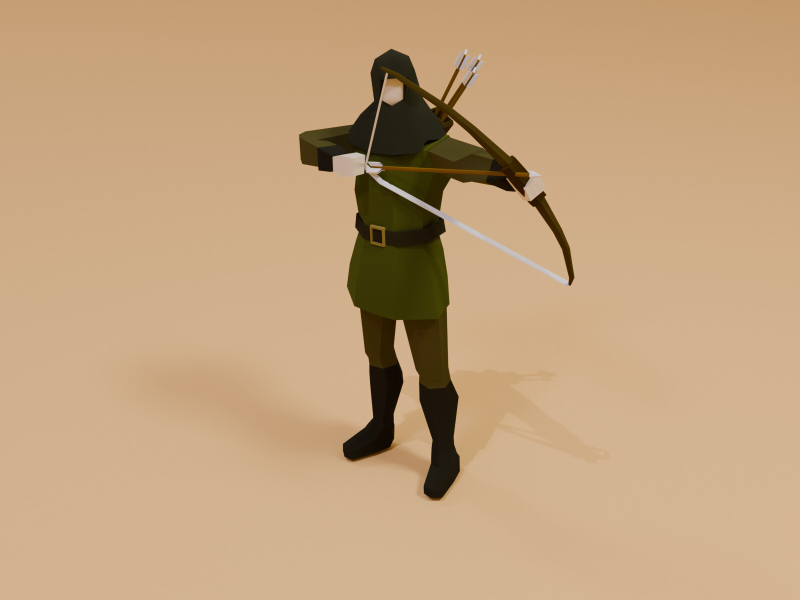 ArtStation - Low poly archer