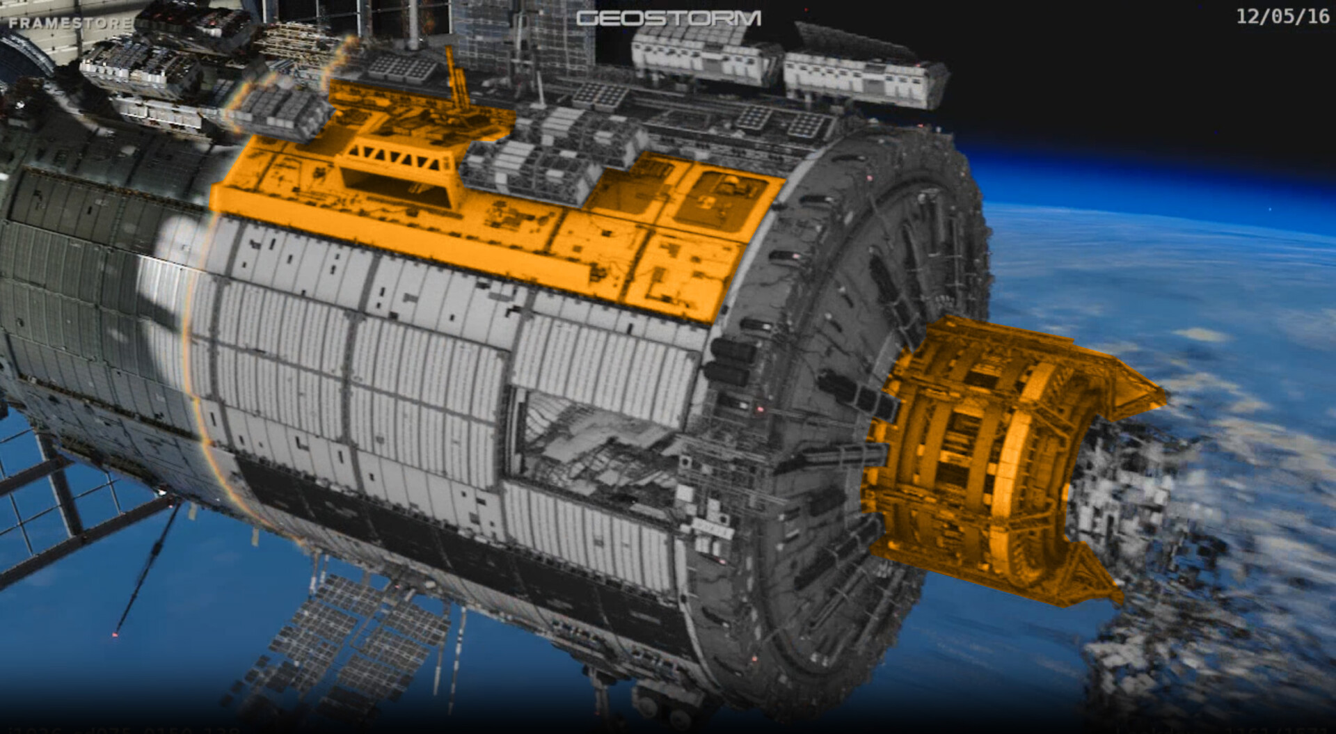 ArtStation Geostorm Space Station and Spacesuit
