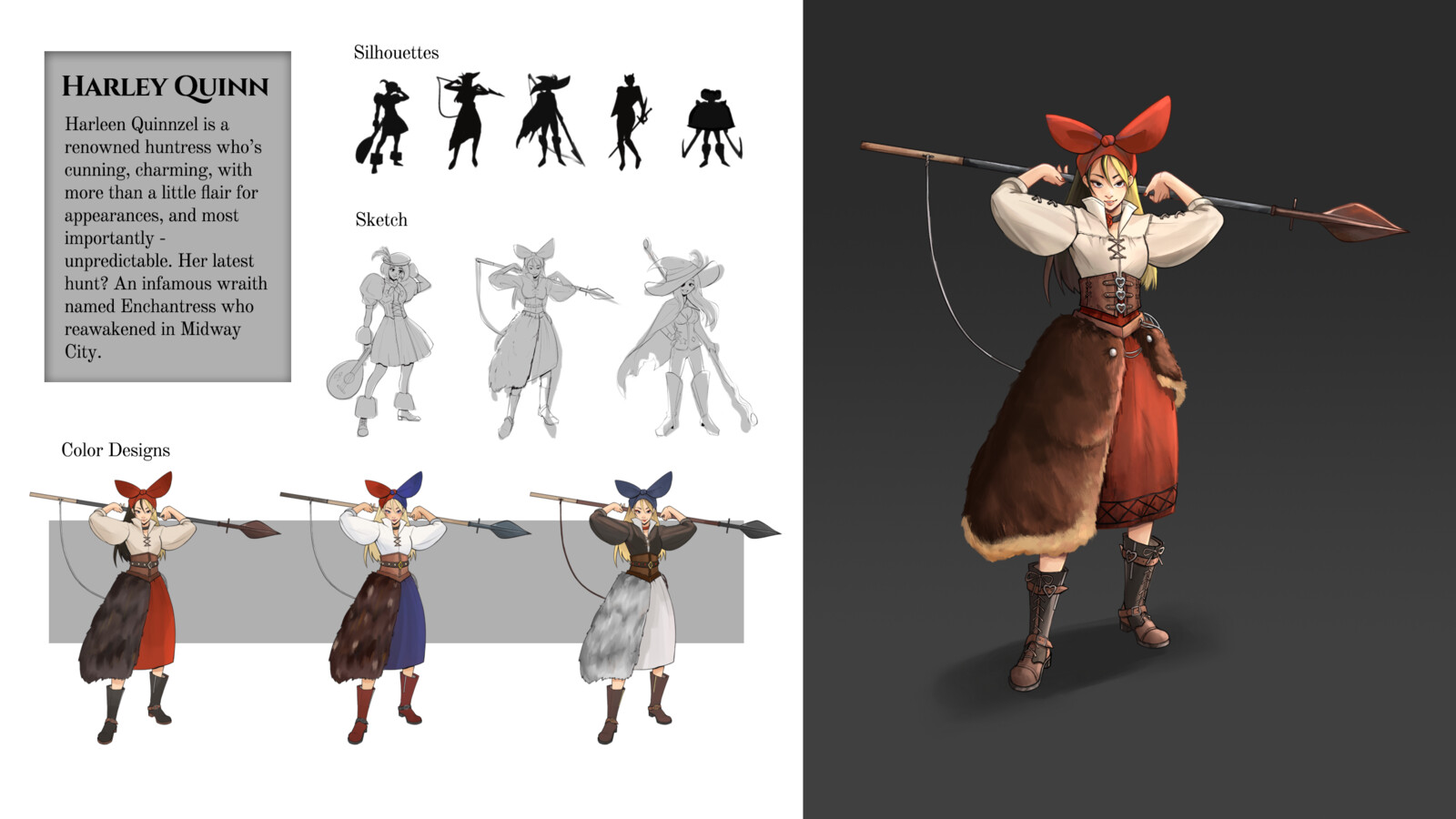 Harley Quinn Character Design