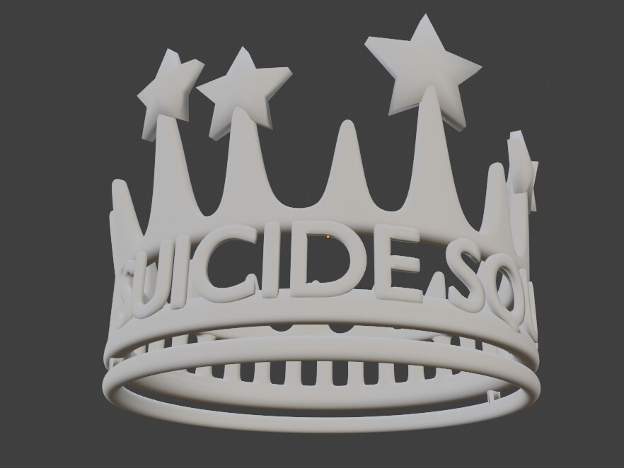 3D model of the crown