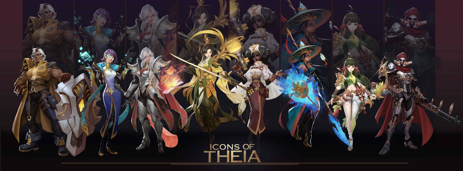 Female character lineup