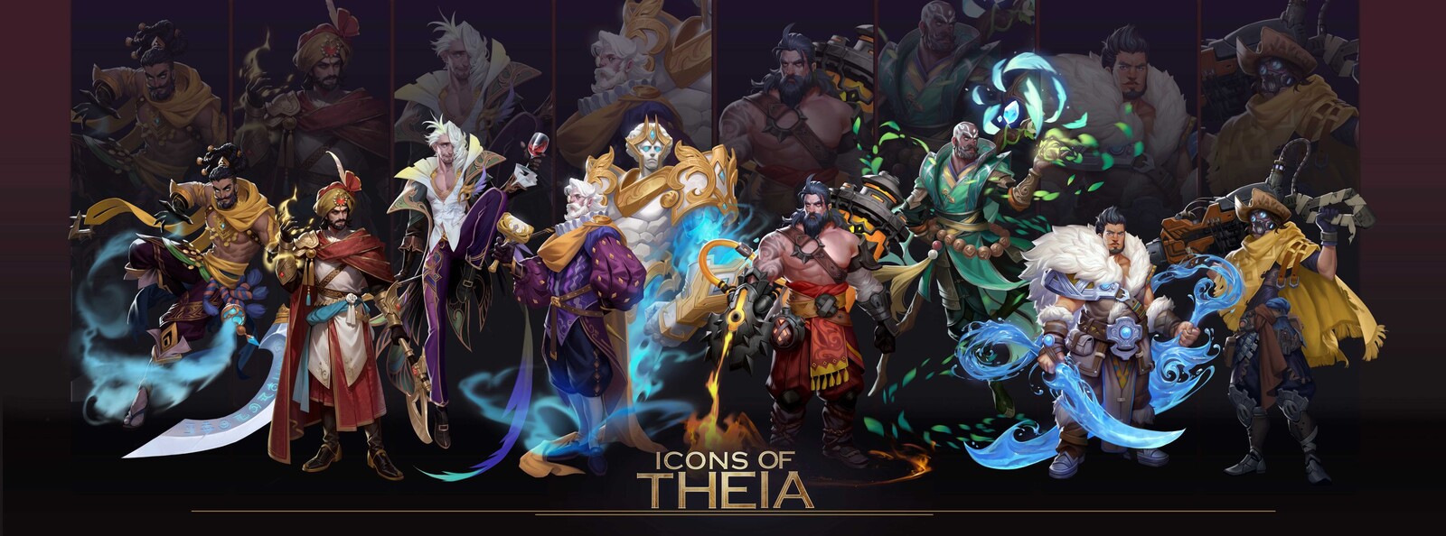 Male character lineup