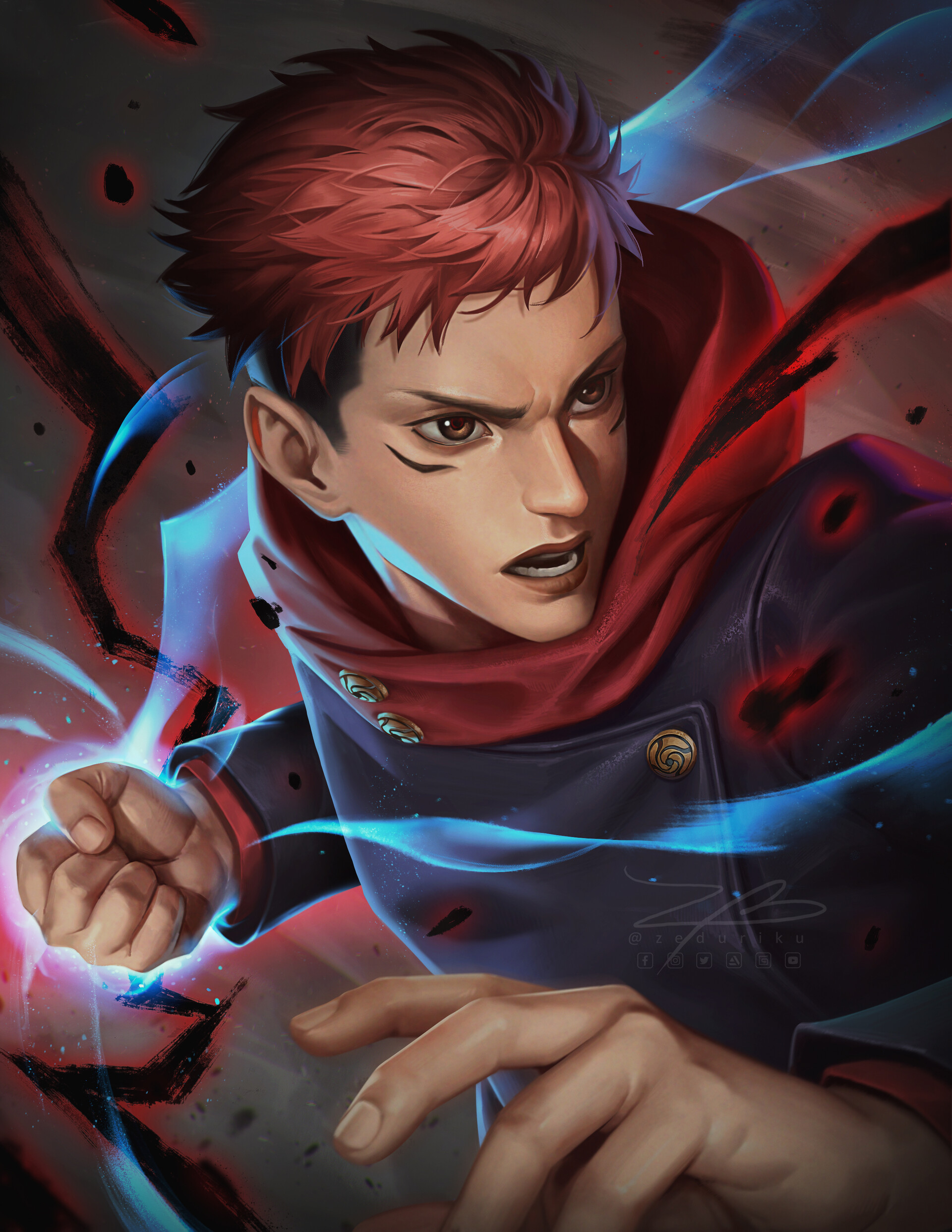 ArtStation Itadori Yuji Jujutsu Kaisen Fanart artstation-itadori-yuji-jujutsu-kaisen-fanart