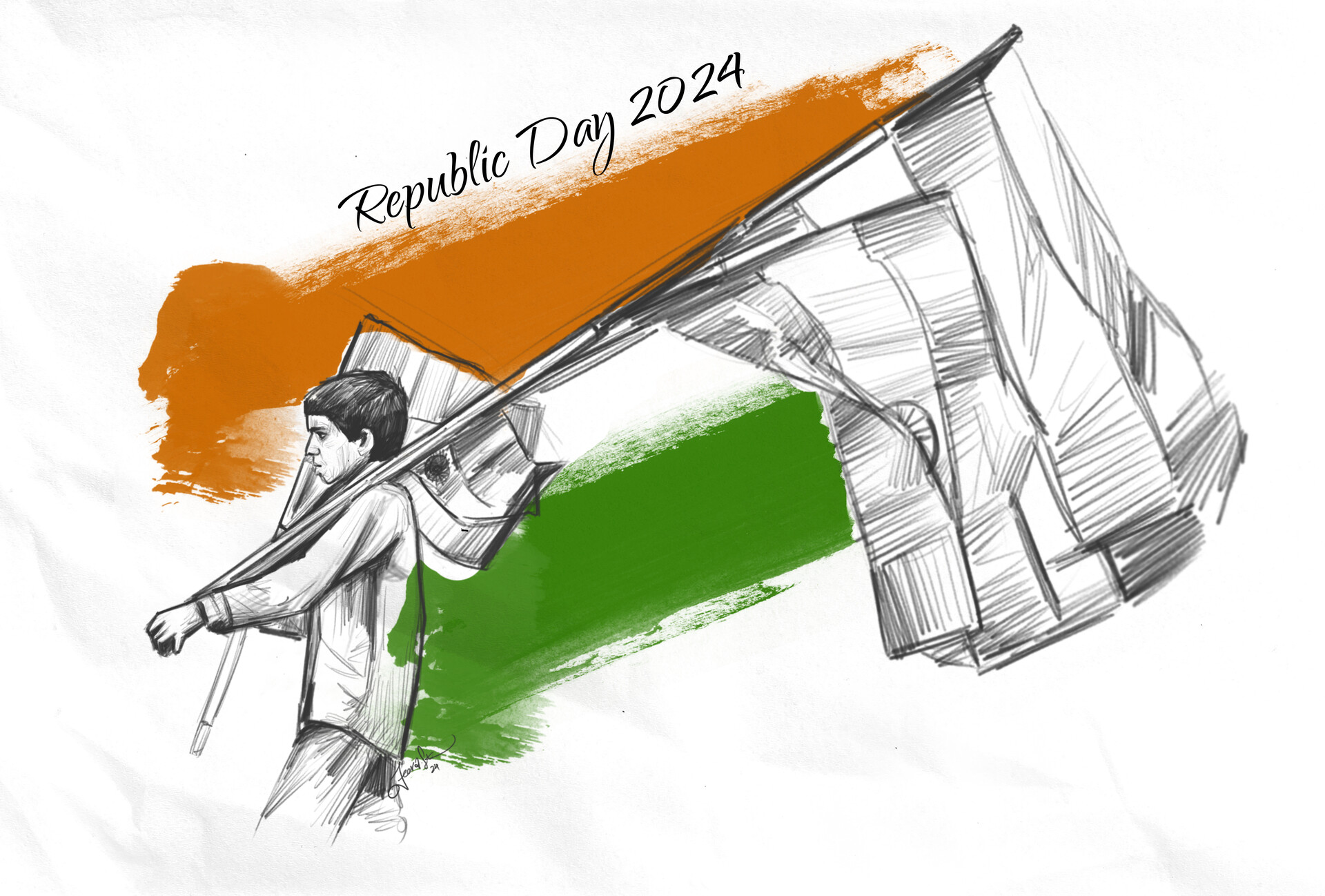 Aggregate more than 115 independence day pencil drawings latest