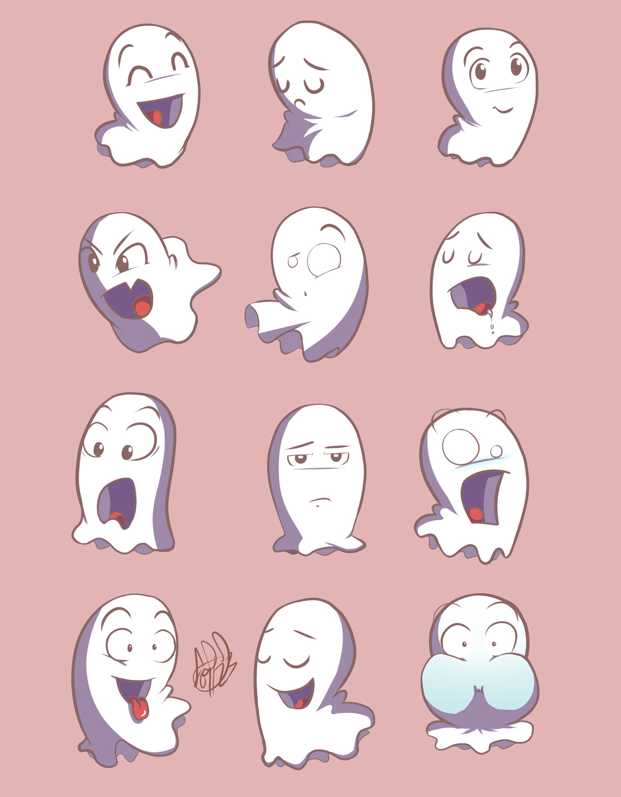 Coloured artwork