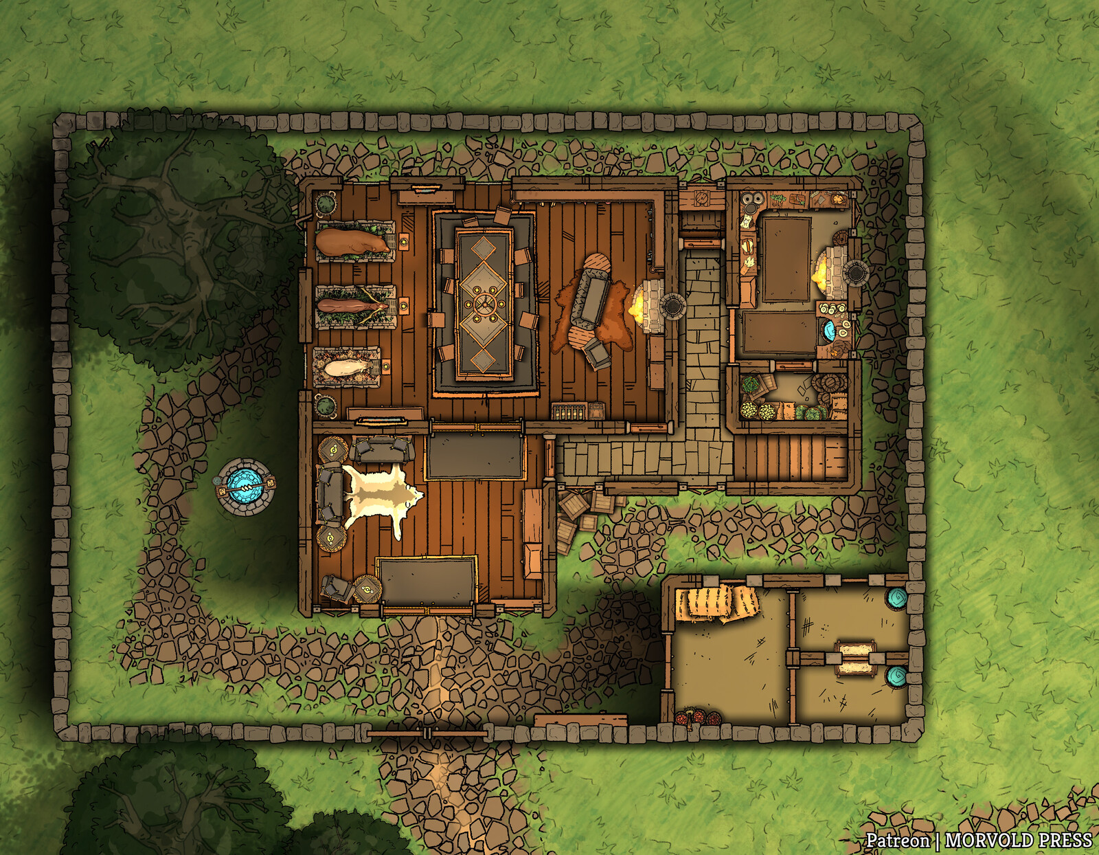 Small Town Estate &amp; 2nd Floor | Greenest [36 x 28]