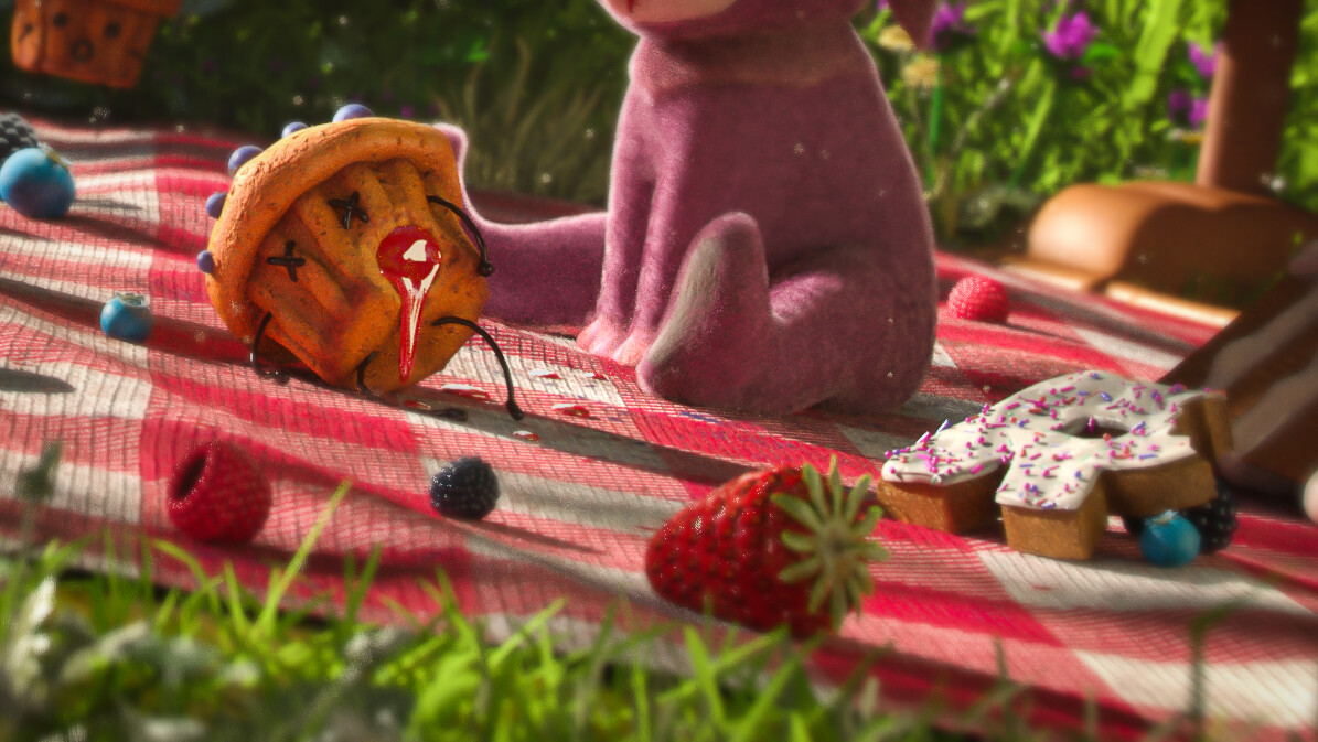 Dead Muffin (plus Renderman easter egg)