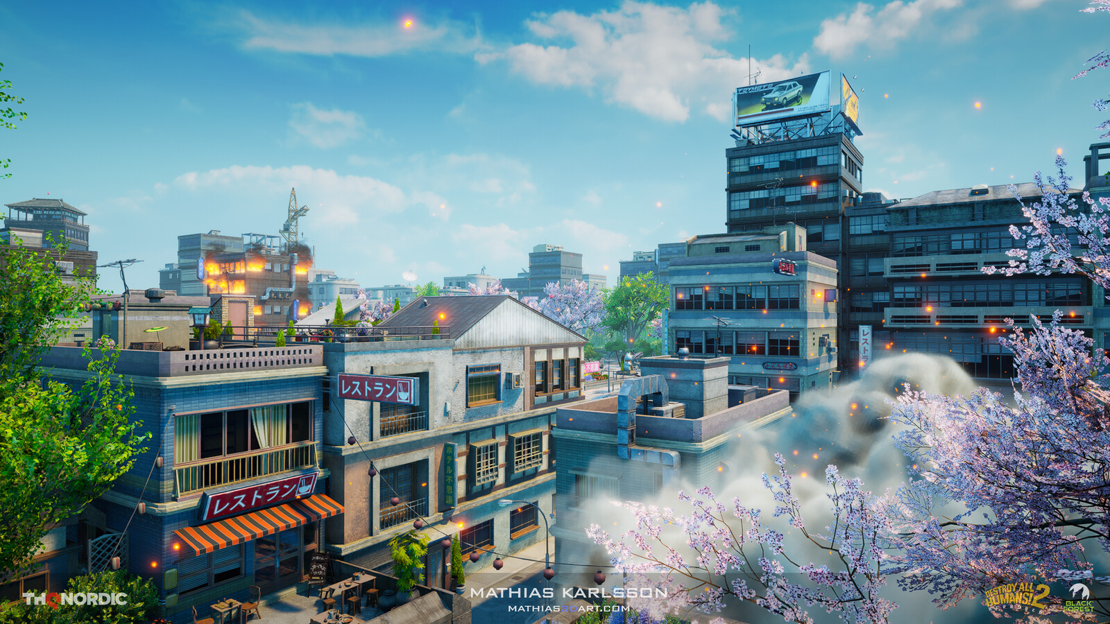 In game - Photo mode - City Destruction