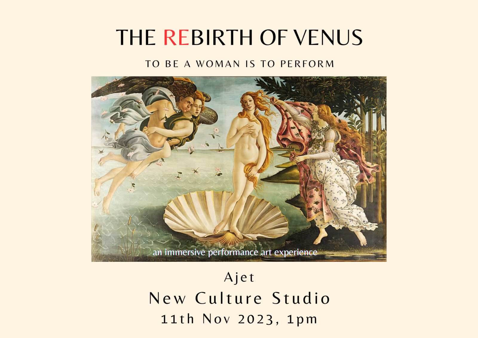 The Rebirth of Venus poster