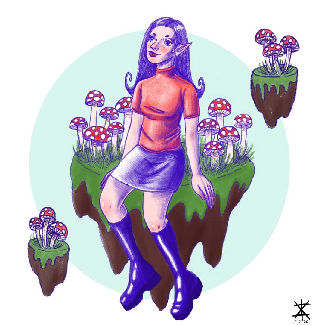 ArtStation Mushroom Elf
