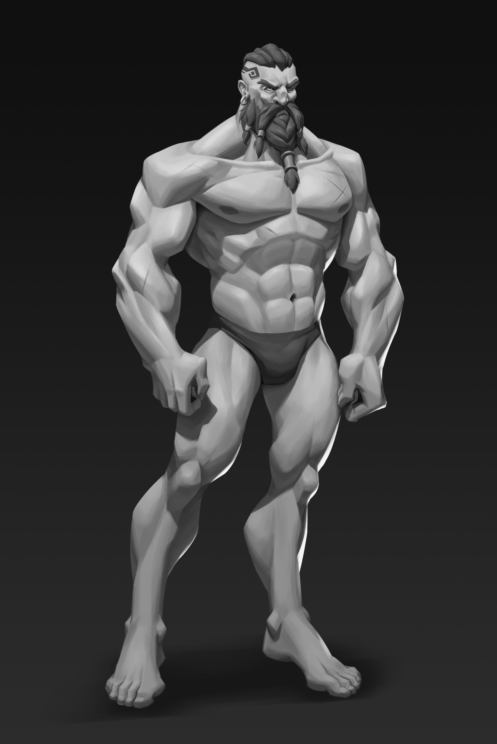 神像1 - 3D model by taiki [4ee9c37] - Sketchfab, image size:1920x2871