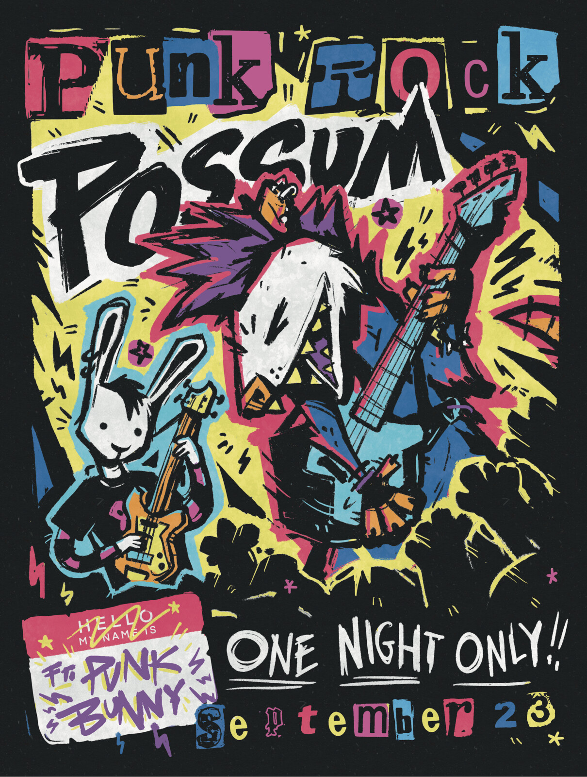Punk Rock Possum (Ft. Punk Bunny) 