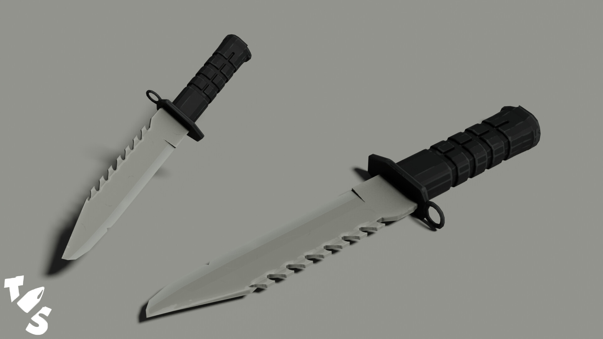 ArtStation - M9 Bayonet - LowPoly