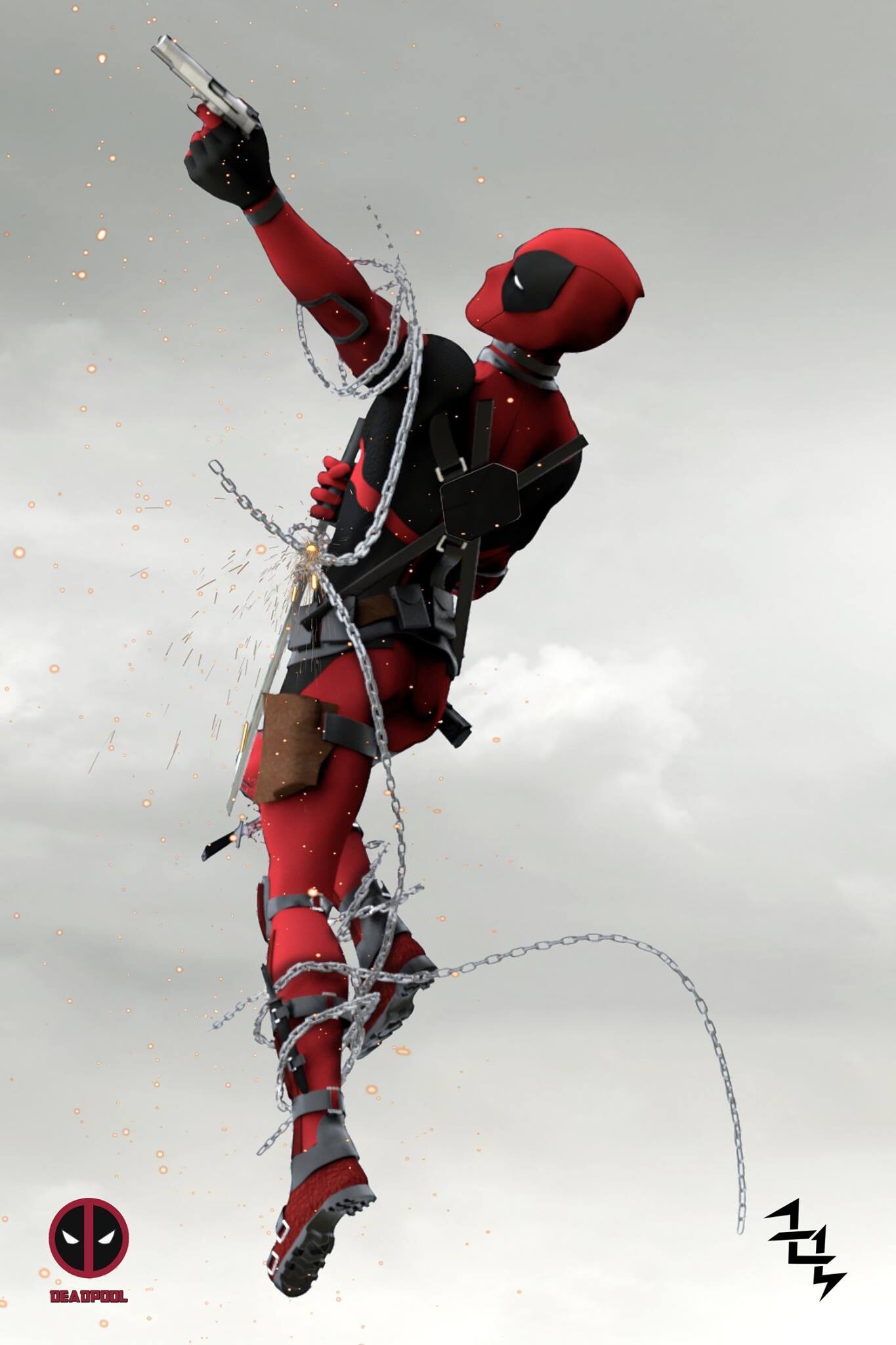 ArtStation Deadpool (Breaking the Trap)