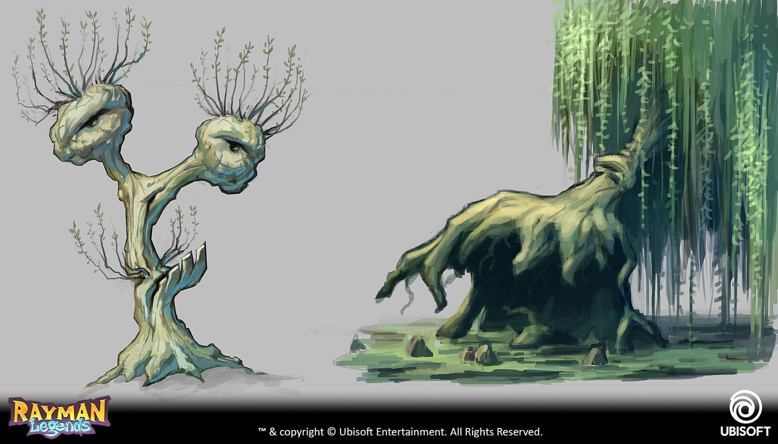 Rayman Legends - Some trees