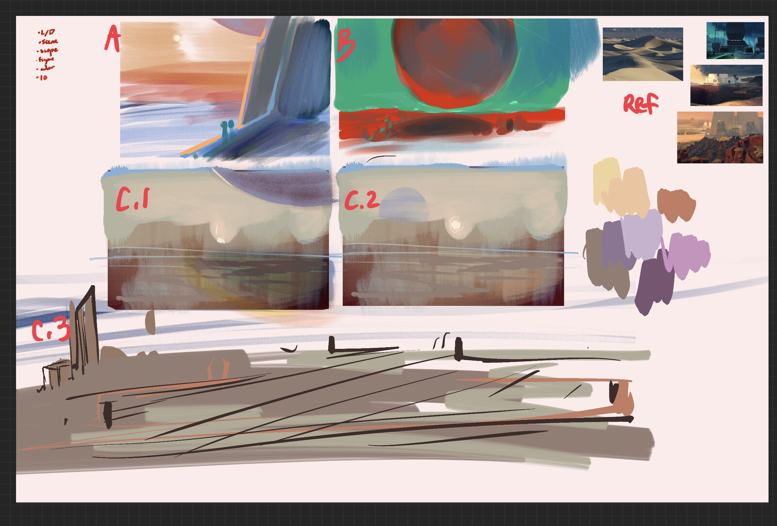 initial roughs