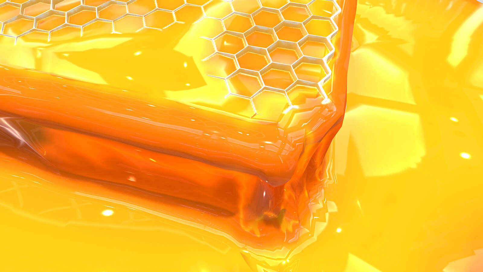 Honey and Comb - Detail