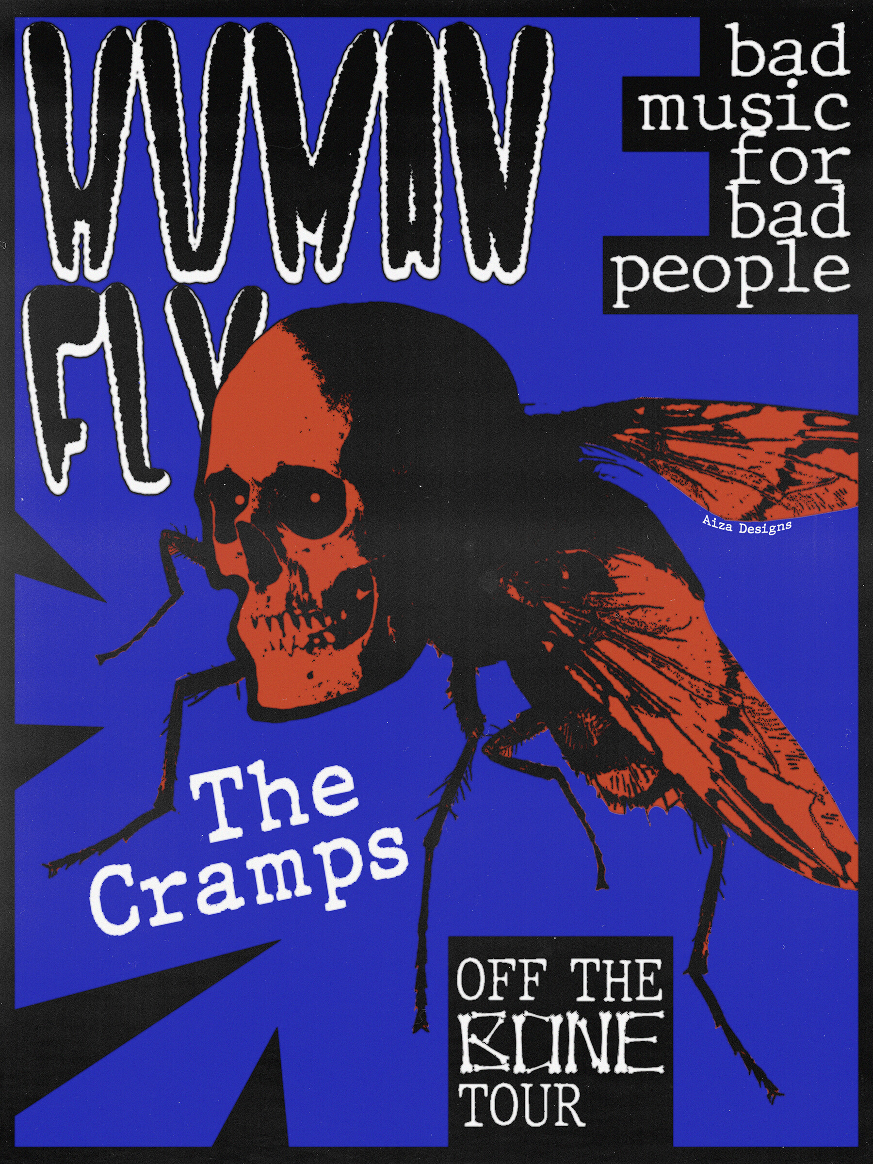 ArtStation - Poster Human Fly The Cramps