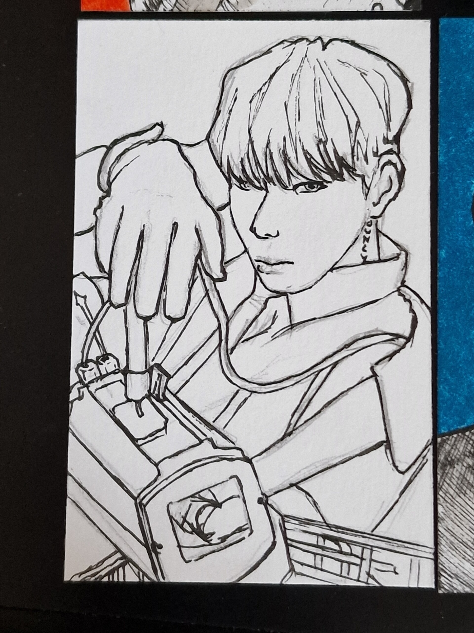 ArtStation - Collection of small ATEEZ drawings