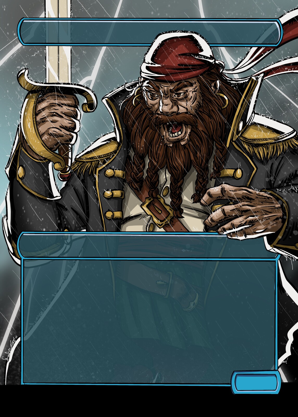 Pirate framed