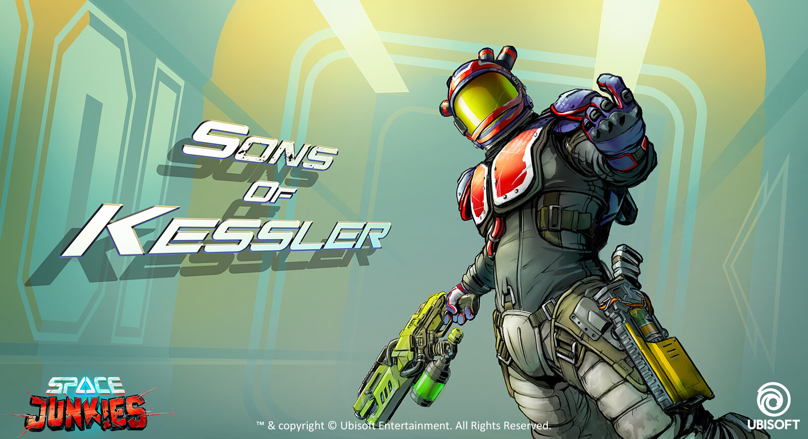 Space Junkies - Team 1 Banner
3D model by Anthony SIMON